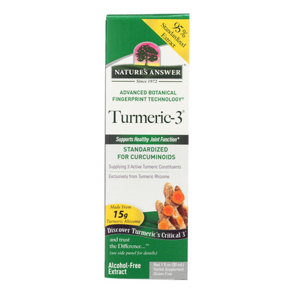 Nature's Answer - Turmeric-3 - Liquid - 1 Oz