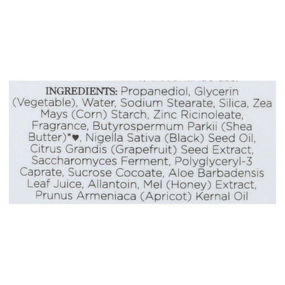 Desodorante Nubian Heritage - Totalmente natural - 24 horas - Miel y semillas negras - 2,25 oz - 1 unidad