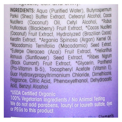 Giovanni Hair Care Products Conditioner - 2chic - Repairing - Leave-in Conditioning And Styling Elixir - Blackberry And Coconut Milk - 4 Oz - 1 Each