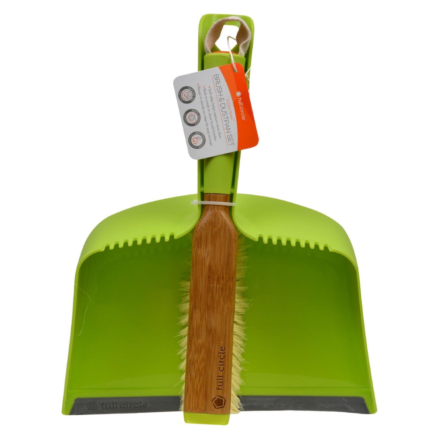 Juego de recogedor y cepillo para el hogar Full Circle - Clean Team - 1 juego