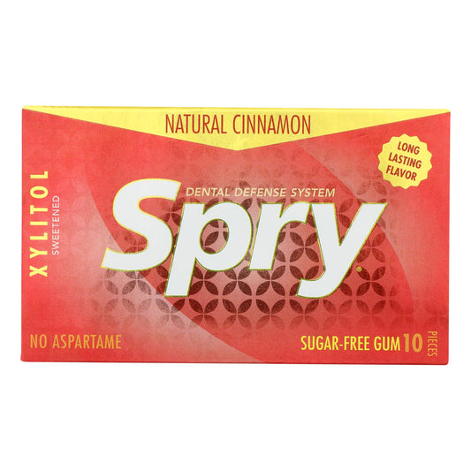 Spry Xylitol Gems - Canela - Caja de 20 - 10 unidades