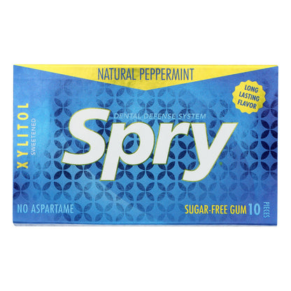 Spry 木糖醇宝石 - 薄荷 - 20 片装 - 10 片