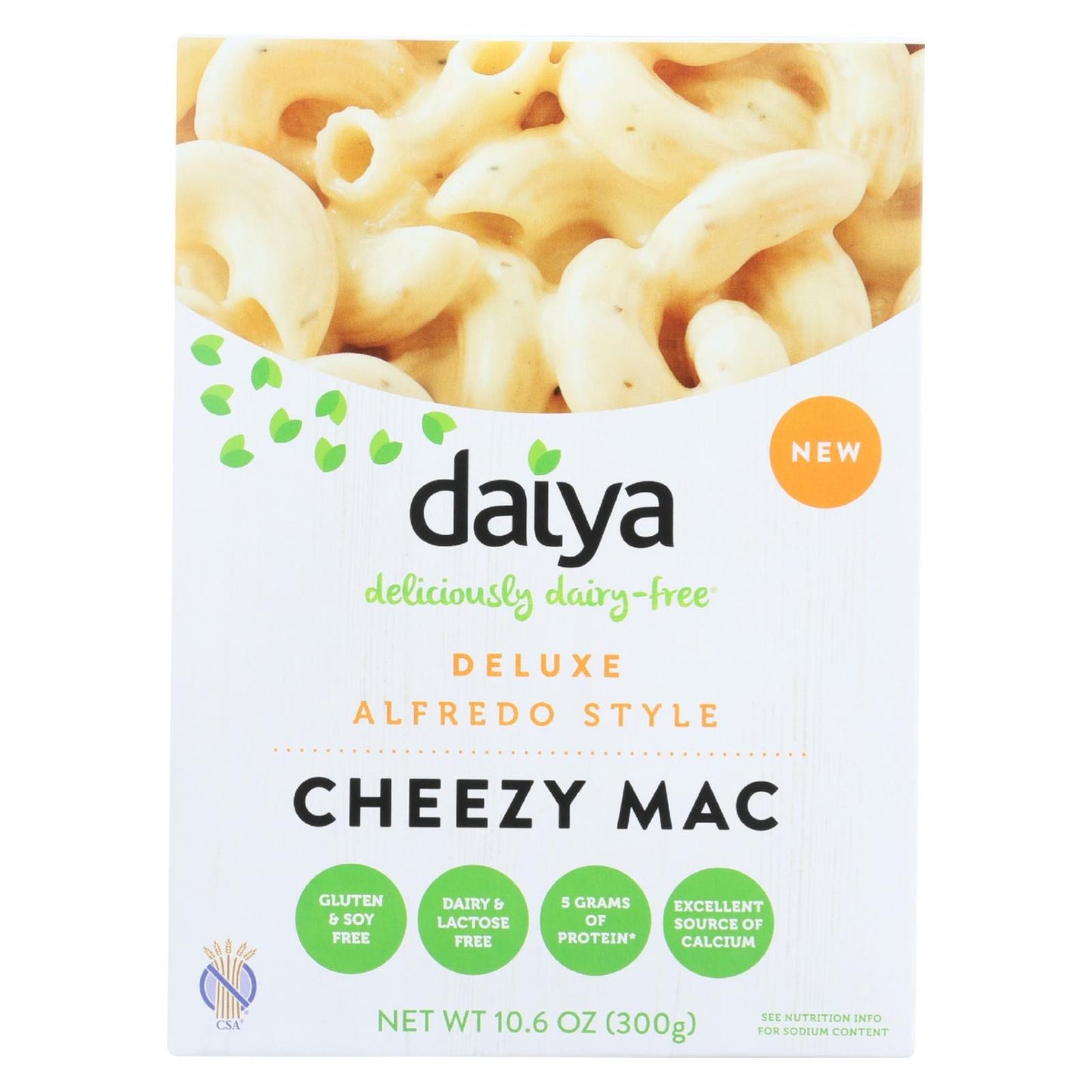 Daiya Foods - Cheezy Mac Deluxe - Estilo Alfredo - 10,6 oz. - Caja de 8