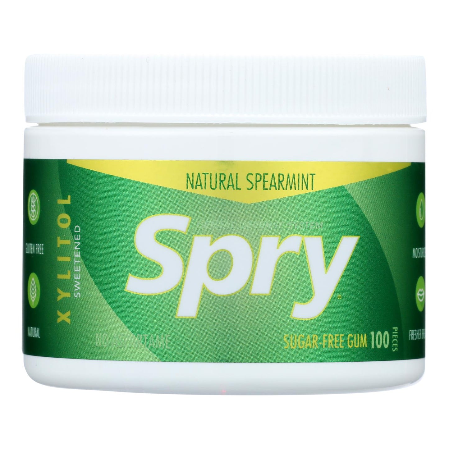 Chicle Spry - Xilitol - Menta verde - 100 unidades - 1 unidad