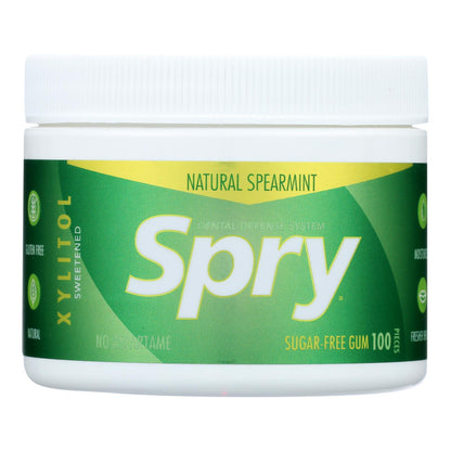 Chicle Spry - Xilitol - Menta verde - 100 unidades - 1 unidad