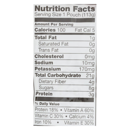 Plum Organics Mighty 4 Blends Tots - Guayaba, granada, frijoles negros, zanahoria y avena - Caja de 6 - 4 oz.