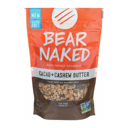 Granola Bear Naked - Mantequilla de anacardo y cacao - Caja de 6 - 11 oz.