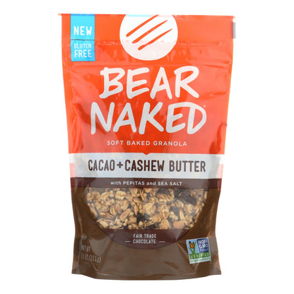 Granola Bear Naked - Mantequilla de anacardo y cacao - Caja de 6 - 11 oz.