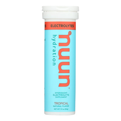 Tabletas hidratantes Nuun - Active - Tropical - 10 comprimidos - Caja de 8