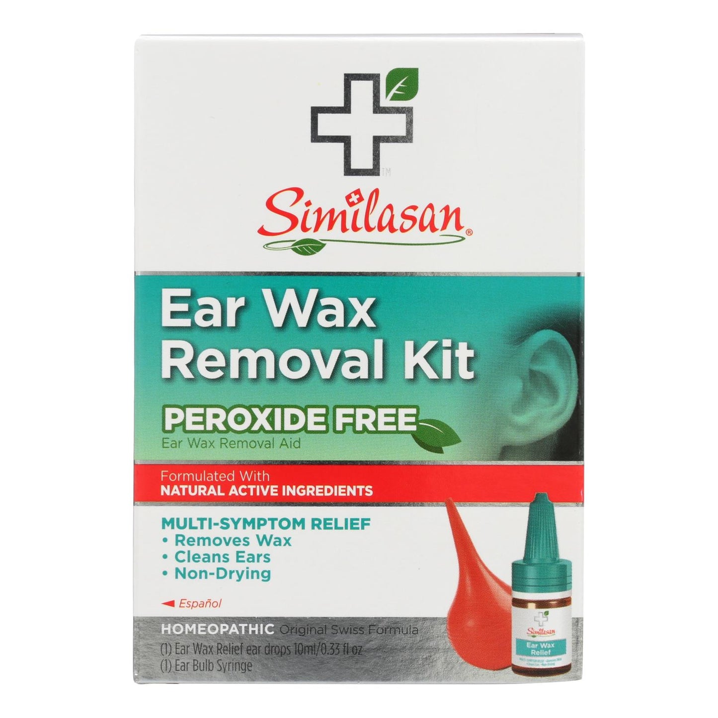 Gotas para los oídos y kit para eliminar la cera de los oídos Similasan Ear Wax Relief (1 kit)