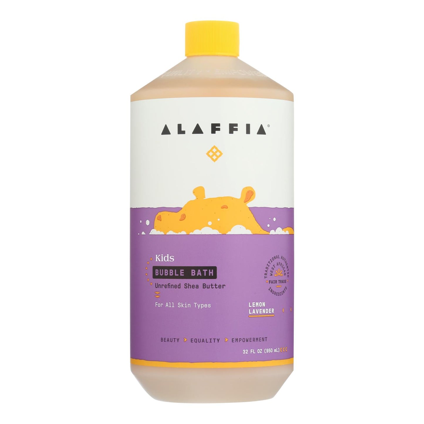 Alaffia - Baño de burbujas diario - Lavanda y limón - 32 fl oz.