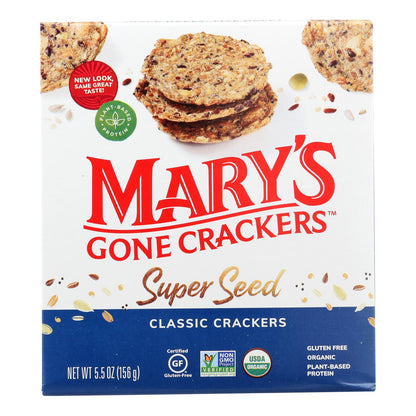 Mary's Gone Crackers Super Seed - 所有商品 - 6 件装 - 5.5 盎司。