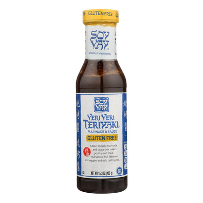 Soy Vay Dressing And Sauce - Veri Veri Teriyaki - Case Of 6 - 15.3 Oz.