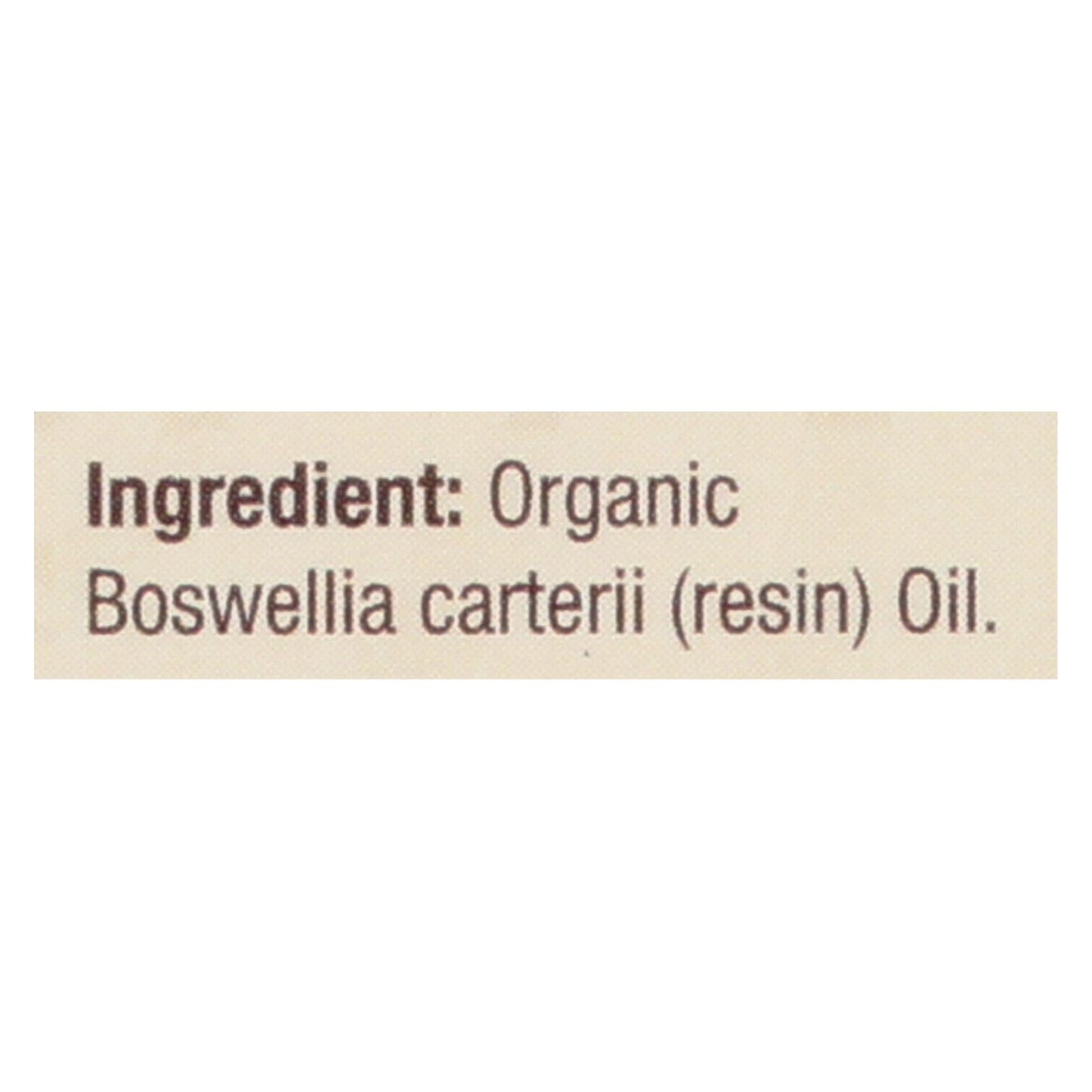 Nature's Answer - Aceite esencial orgánico - Incienso - 0.5 oz.
