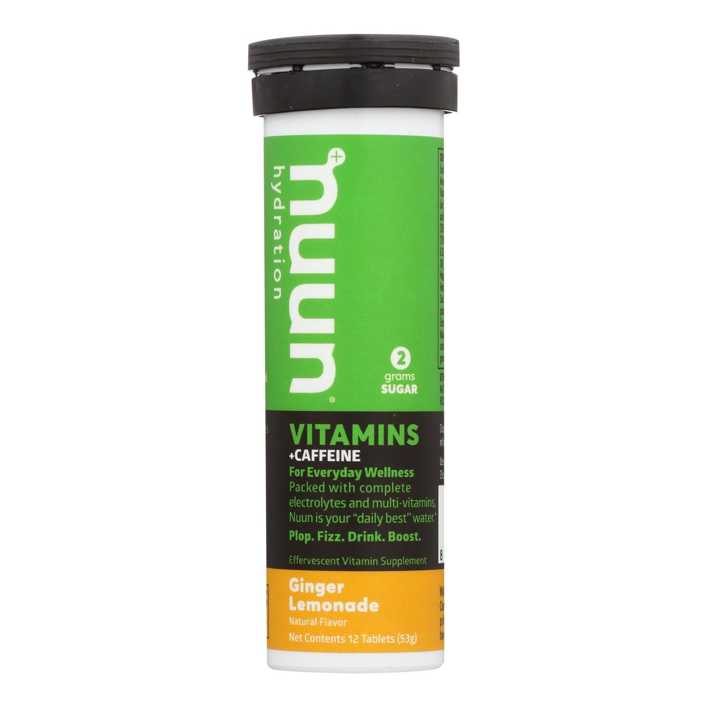 Tableta hidratante Nuun Drink - Limonada de jengibre - Caja de 8 - 12 tabletas