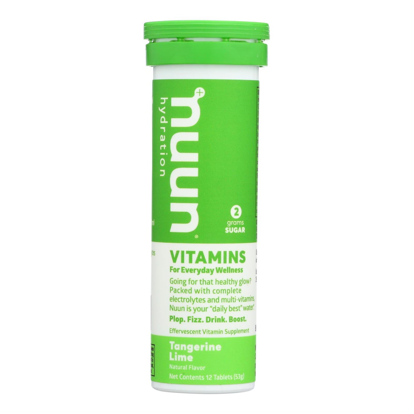Tabletas de bebida Nuun Vitamins, mandarina y lima, caja de 8, 12 tabletas