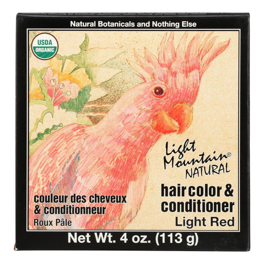 Light Mountain Hair Color - Light Red - Case Of 1 - 4 Oz.