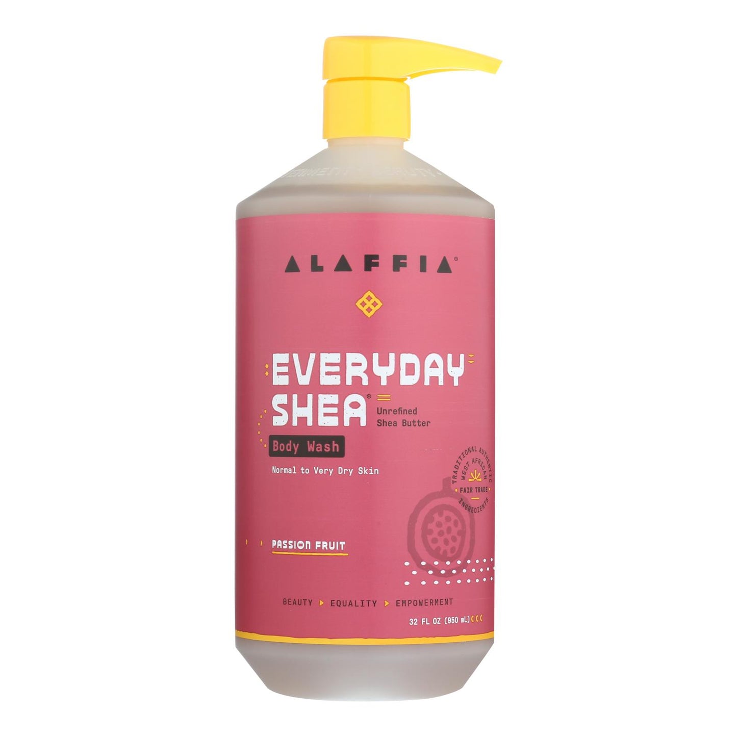 Alaffia - Gel de baño - Maracuyá - 32 fl oz.