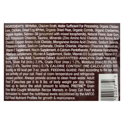 Castor y Pollux Cat - Bocado de pescado blanco salvaje - Sin cereales - Caja de 24 - 3 oz