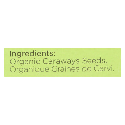 Spicely Organics - Semillas de alcaravea orgánicas - Caja de 6 - 0,35 oz.