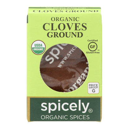 Spicely Organics - Clavo orgánico - Molido - Caja de 6 - 0.4 oz.