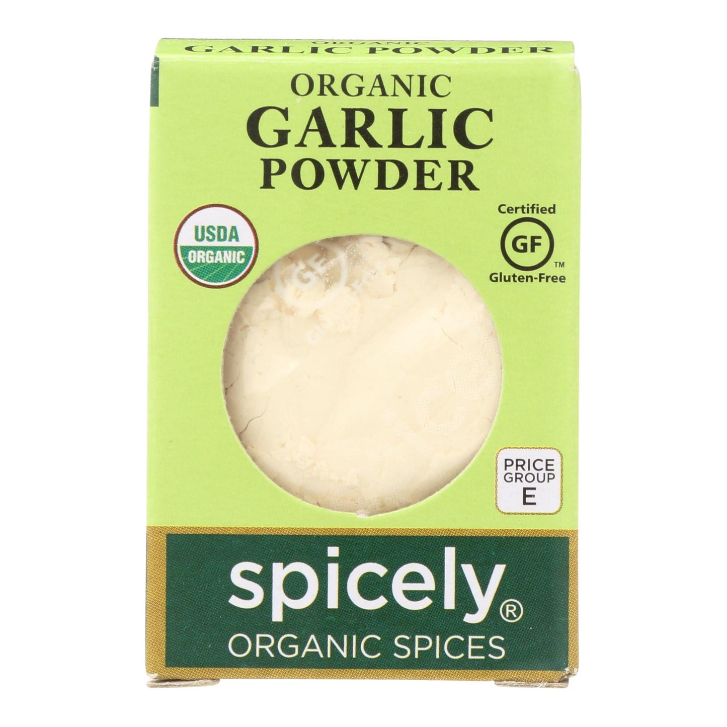 Spicely Organics - Ajo orgánico en polvo - Caja de 6 - 0,4 oz.