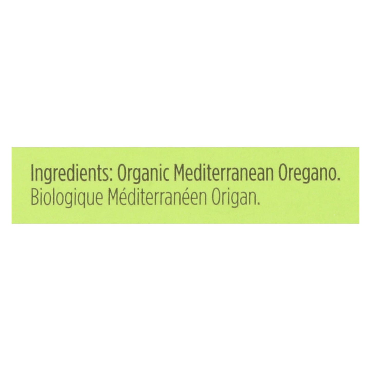 Spicely Organics - Orégano orgánico - Caja de 6 - 0,15 oz.