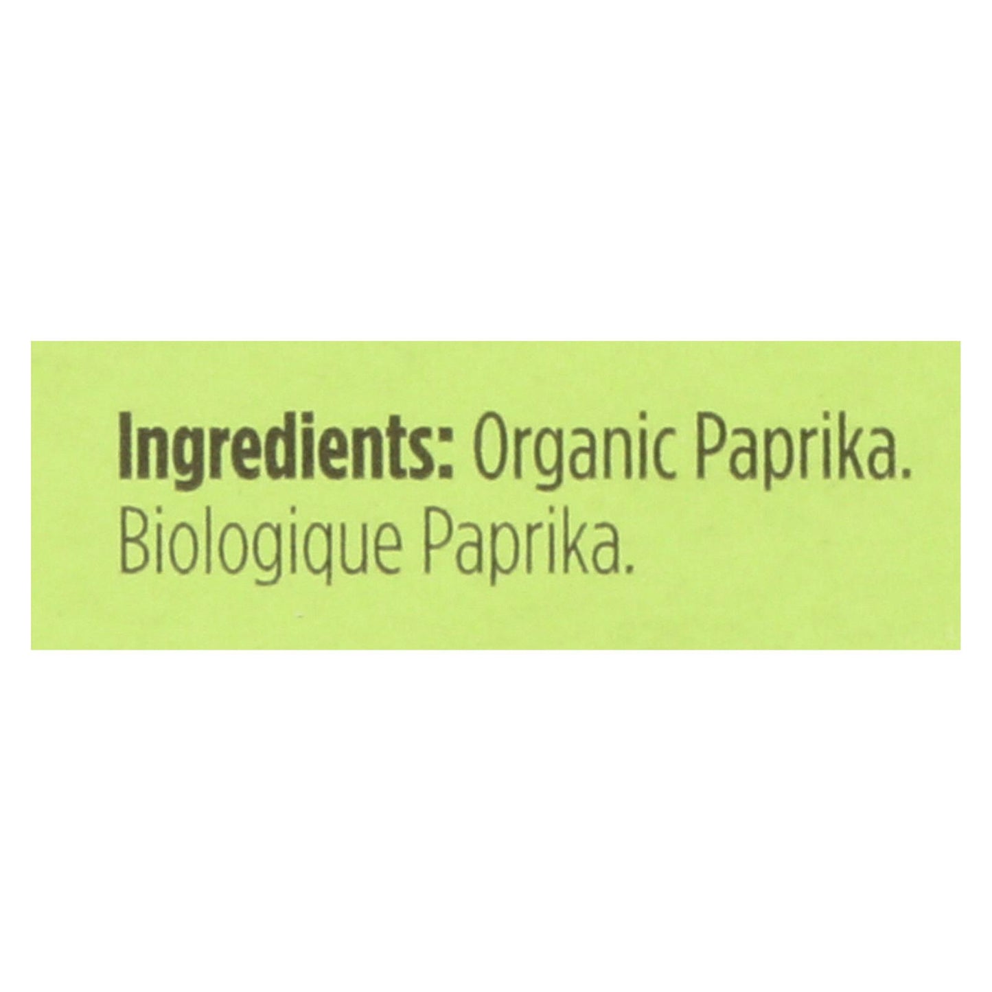 Spicely Organics - Pimentón orgánico - Caja de 6 - 0,45 oz.