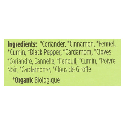 Spicely Organics - Condimento orgánico Garam Masala - Caja de 6 - 0.5 oz.