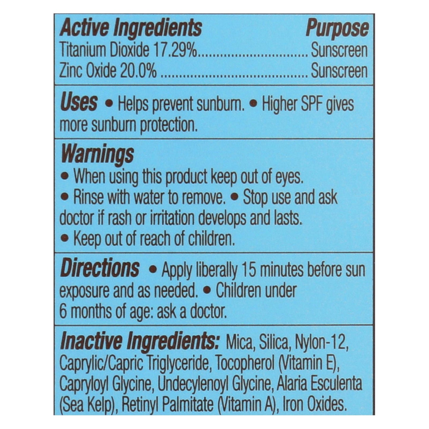 Mineral Fusion - Protección solar mineral con pincel - FPS 30 - 0,14 oz.