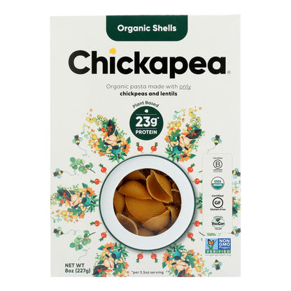 Chickapea Pasta - Pasta - Shells - Case Of 6 - 8 Oz.