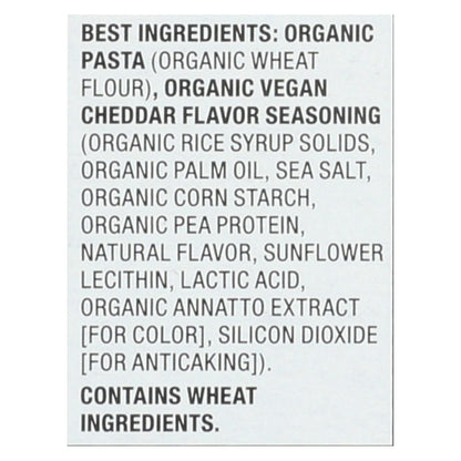 Macarrones con queso orgánicos de cosecha propia de Annie - Sabor a cheddar vegano - Caja de 12 - 6 oz