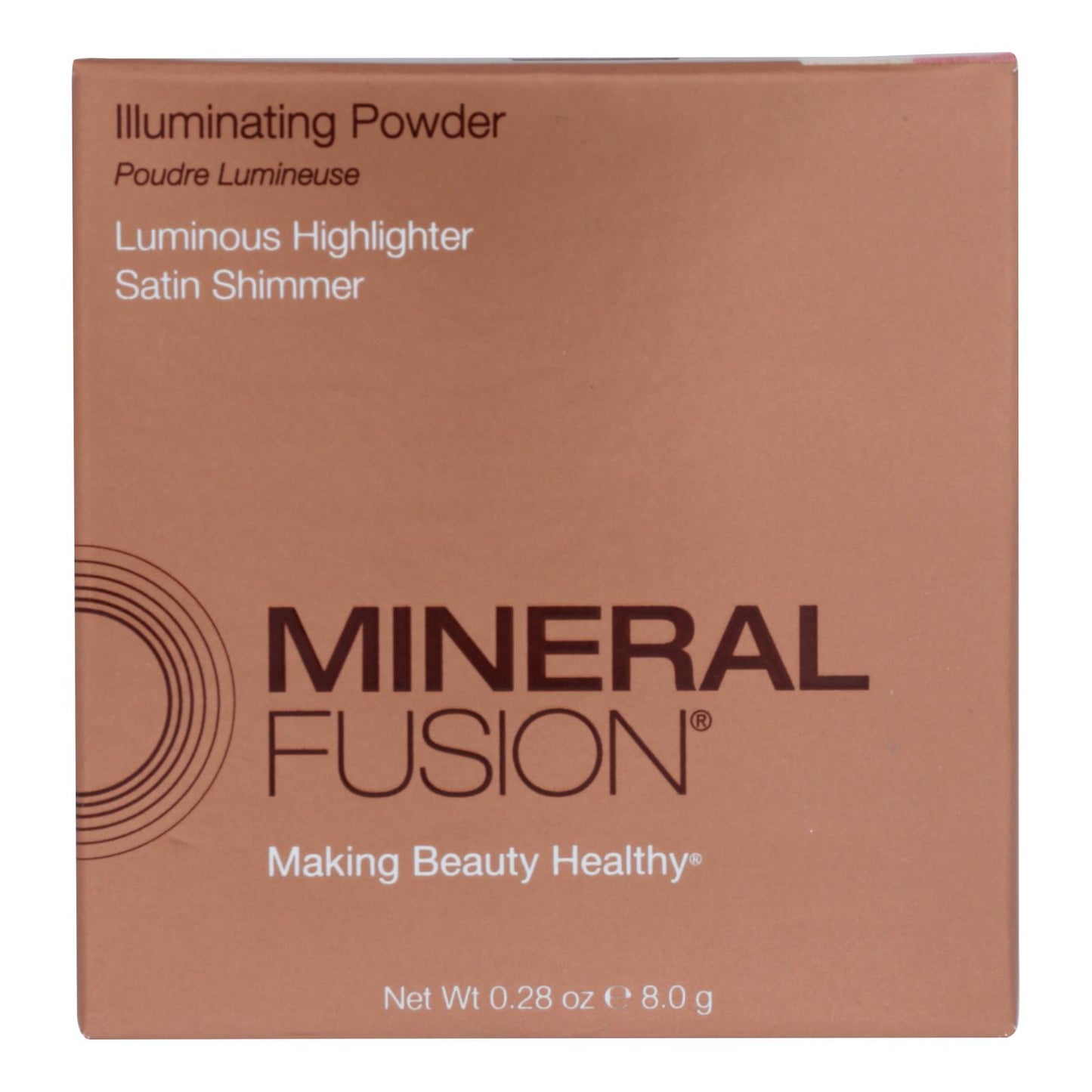 Mineral Fusion - Polvo iluminador de maquillaje Radiance - 0,29 oz.