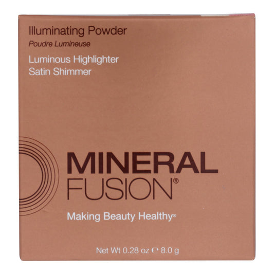 Mineral Fusion - Polvo iluminador de maquillaje Radiance - 0,29 oz.