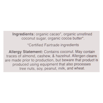 Hu - Chocolate negro con cobertura de cacao al 70 % - Caja de 6 a 9 oz