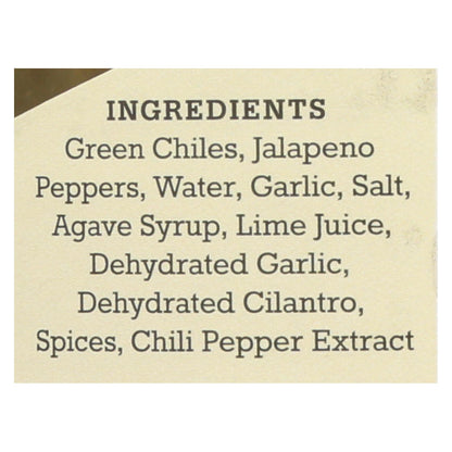 Salsa de pimienta del desierto de Cantina, picante, verde, caja de 6, 16 onzas