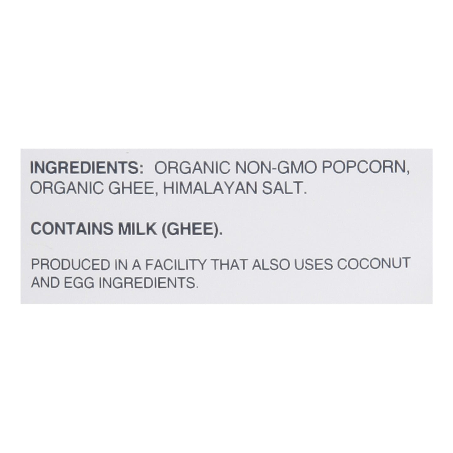 Mal menor - Palomitas de maíz Oh My Ghee - Caja de 12 - 4,6 oz