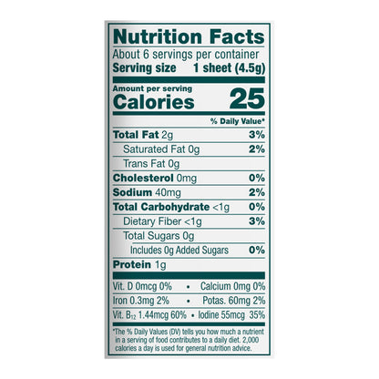 Snacks de algas Gimme - Snack de algas marinas con aceite de aguacate - Caja de 10 - 0,92 oz