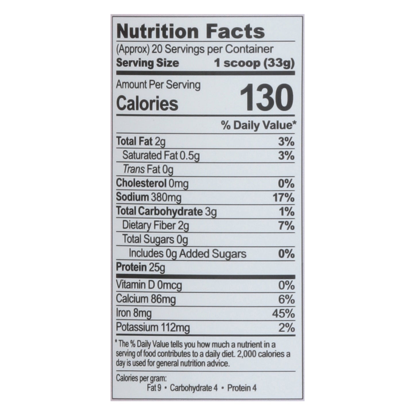 Natreve - Proteína en polvo Unflav vegana - Caja de 4 - 23,8 oz