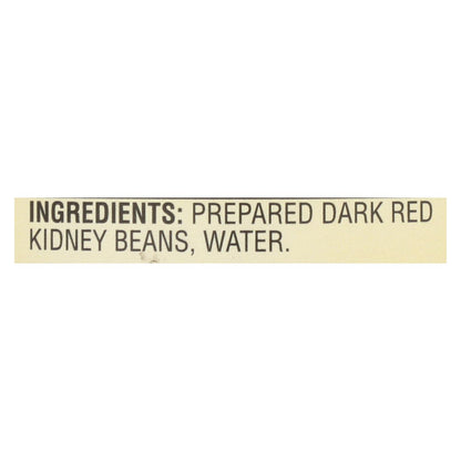 Kuner - Frijoles Rojos Oscuros - Sin Sal Añadida - Caja de 12 - 15 Oz.