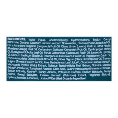 Jason Natural Products - Limpiador facial y corporal hidratante para hombres - 1 unidad - 16 oz