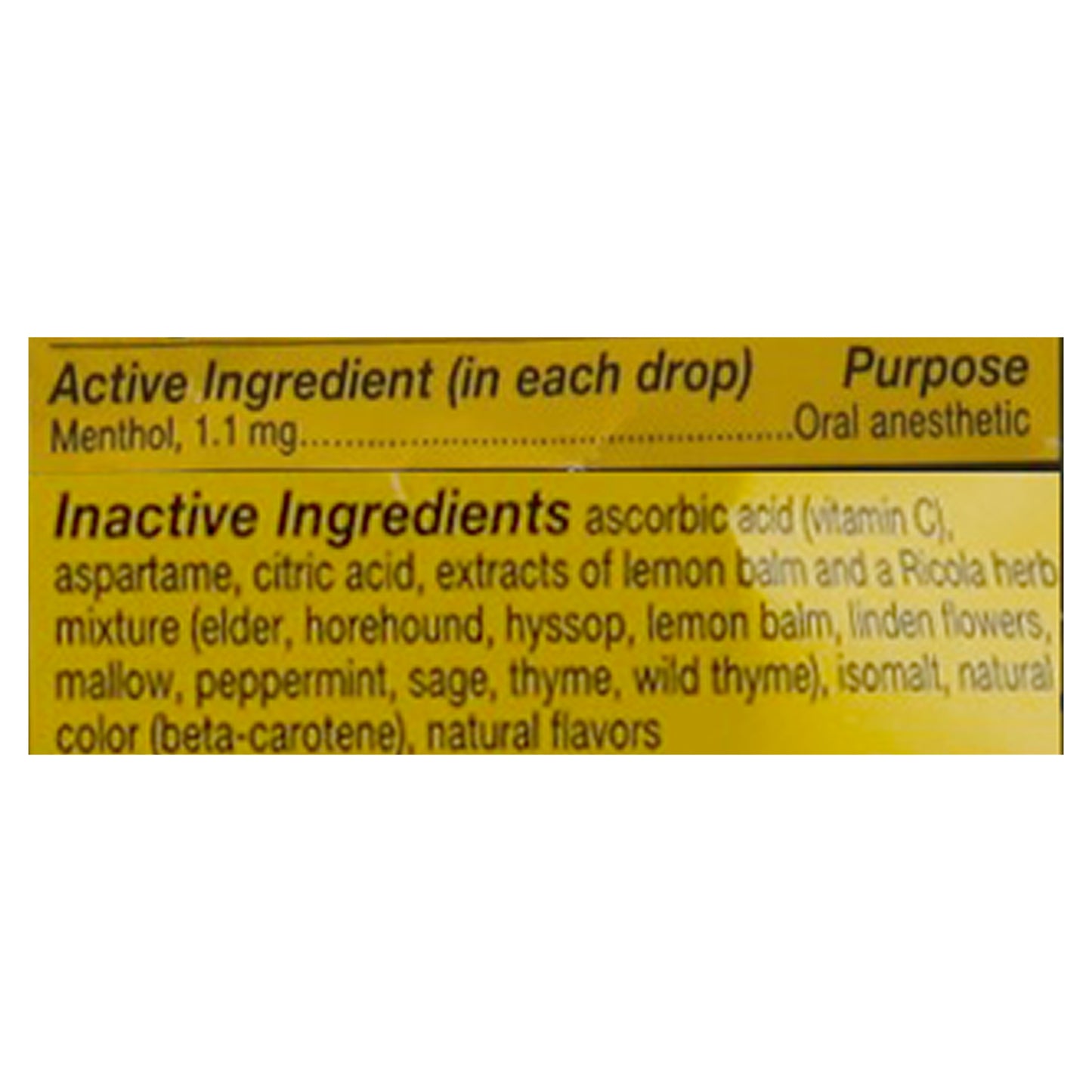 Ricola - Cough Drop Sugar Free Lemon Mint - Case Of 8-19 Ct