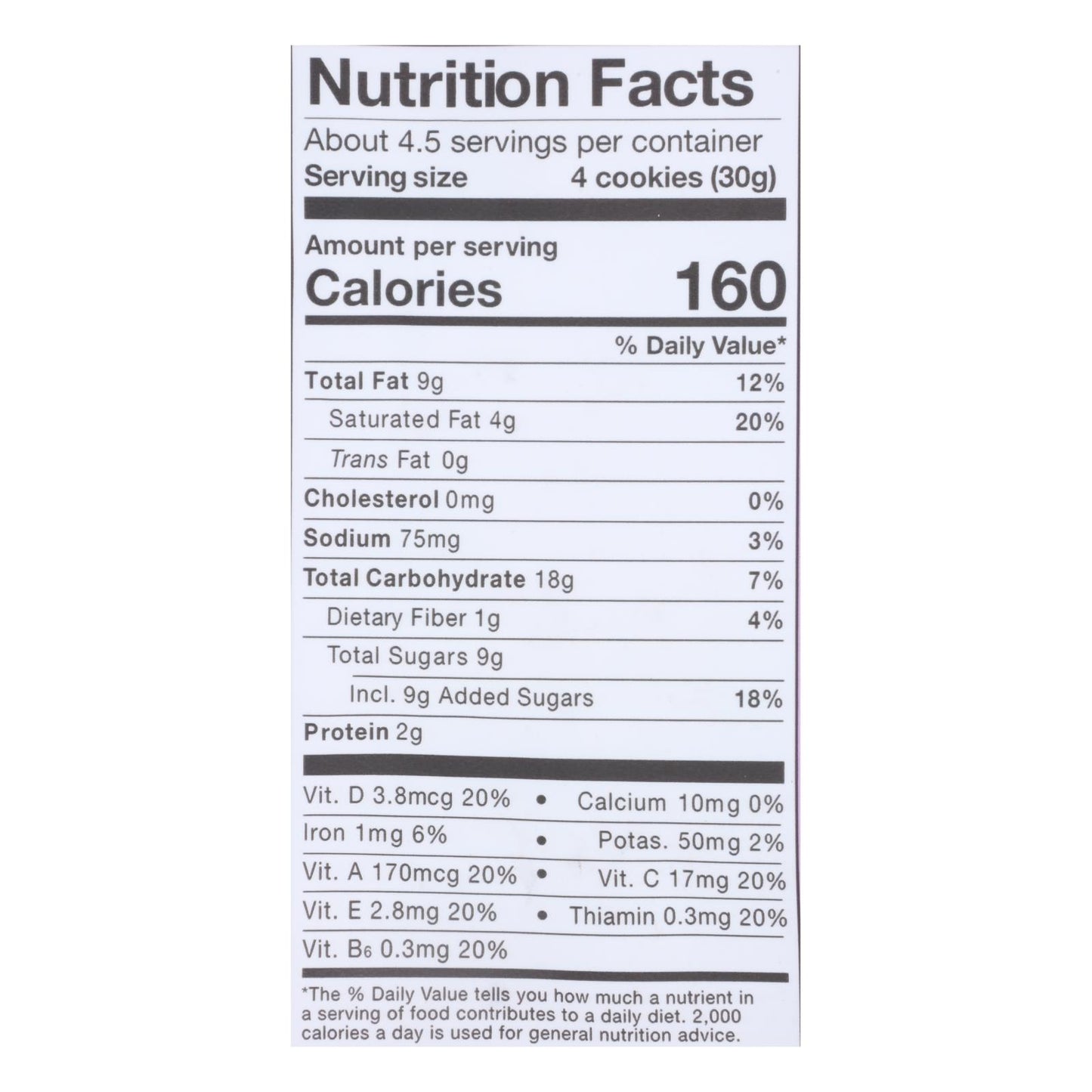 Galletas de chocolate doble Made Good - Caja de 6 - 5 oz