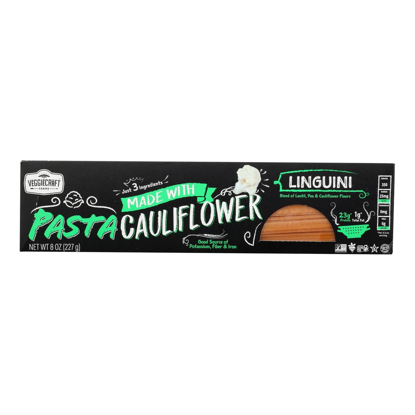 Veggiecraft - Pasta Linguini Cauliflowr - Case Of 12-8 Oz