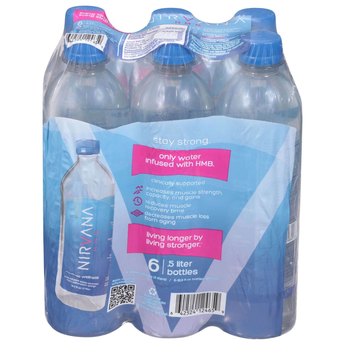 Nirvana - Manantial de agua con Hmb - Caja de 4-6/16,9 Z