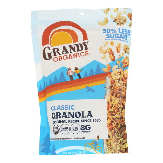 Grandy Oats Granola - 经典 - 6 盒装 - 12 盎司。