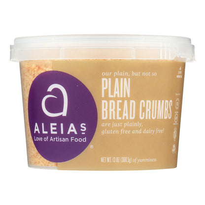 Aleia's - Pan rallado sin gluten - Caja de 12 - 13 oz.