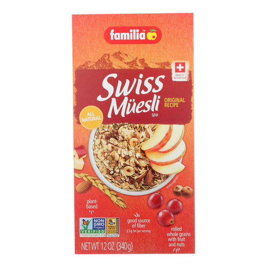 Familia Swiss Muesli - 原味 - 6 盒装 - 12 盎司