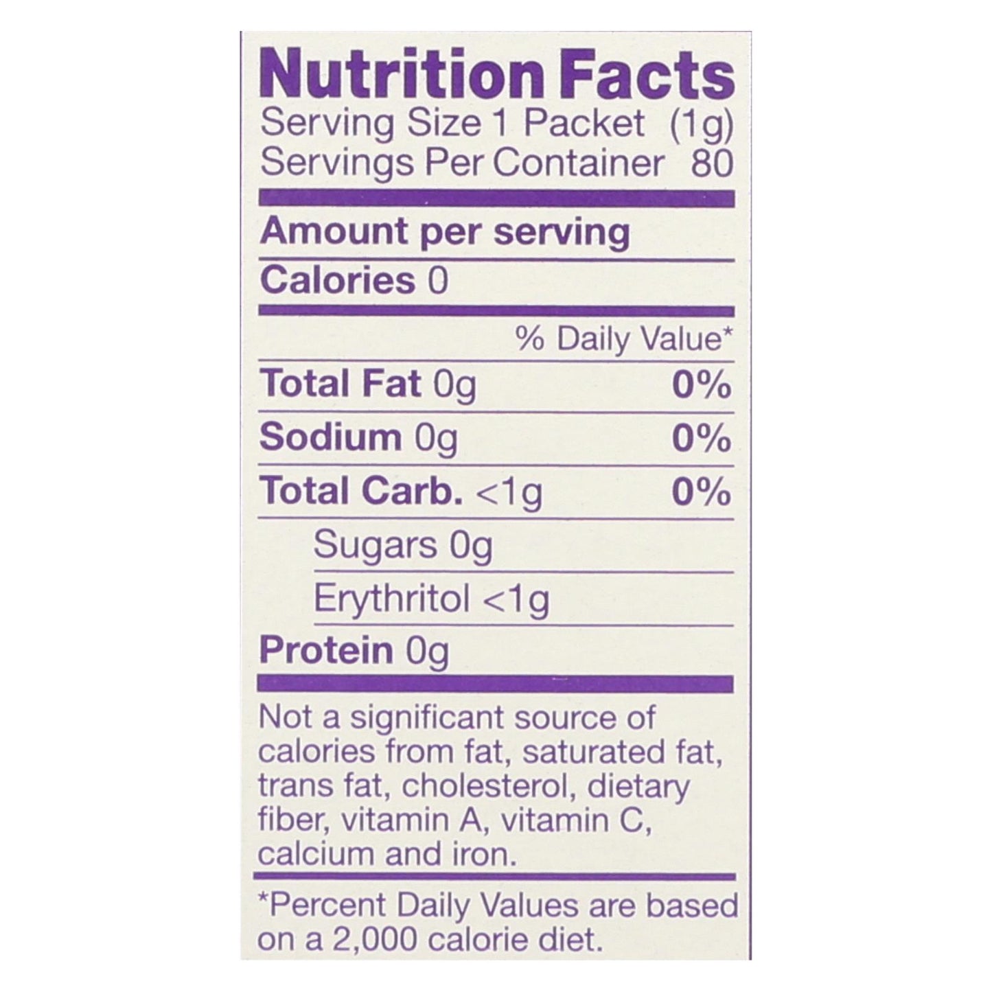 Edulcorante granulado de stevia orgánica de la marca Pyure - Caja de 6 - 2,82 oz