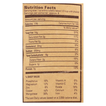 Cacahuetes CB'S Nuts - Bajo en sodio - Tamaño gigante - Con cáscara - Caja de 12 - 12 oz